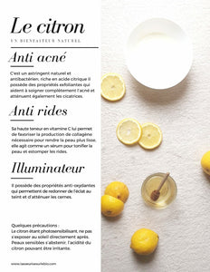 Les bienfaits du citron